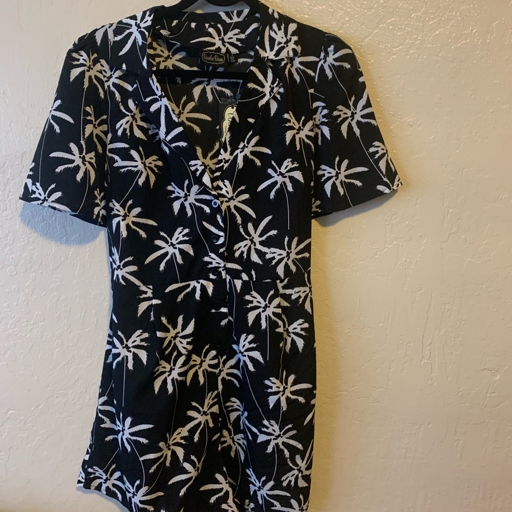 NWT Tropical Romper Summer Goth Classic